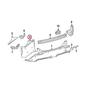 Бампер задний правый ОРИГИНАЛ на TOYOTA bZ4X (52161-42953) 52161-42953 фото