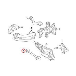 Важіль нижній ОРИГИНАЛ на TOYOTA bZ4X (48710-42060) 48710-42060 фото