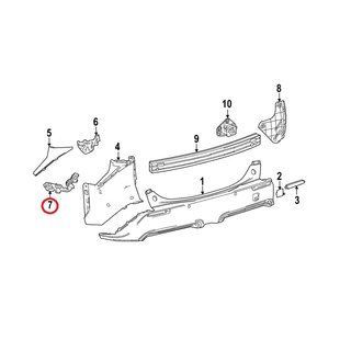 Боковой кронштейн бампера правый ОРИГИНАЛ на TOYOTA bZ4X (52155-42060) 52155-42060 фото