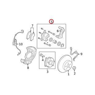 Суппорт тормозной передний левый ОРИГИНАЛ на TOYOTA bZ4X (47750-42130) 47750-42130 фото